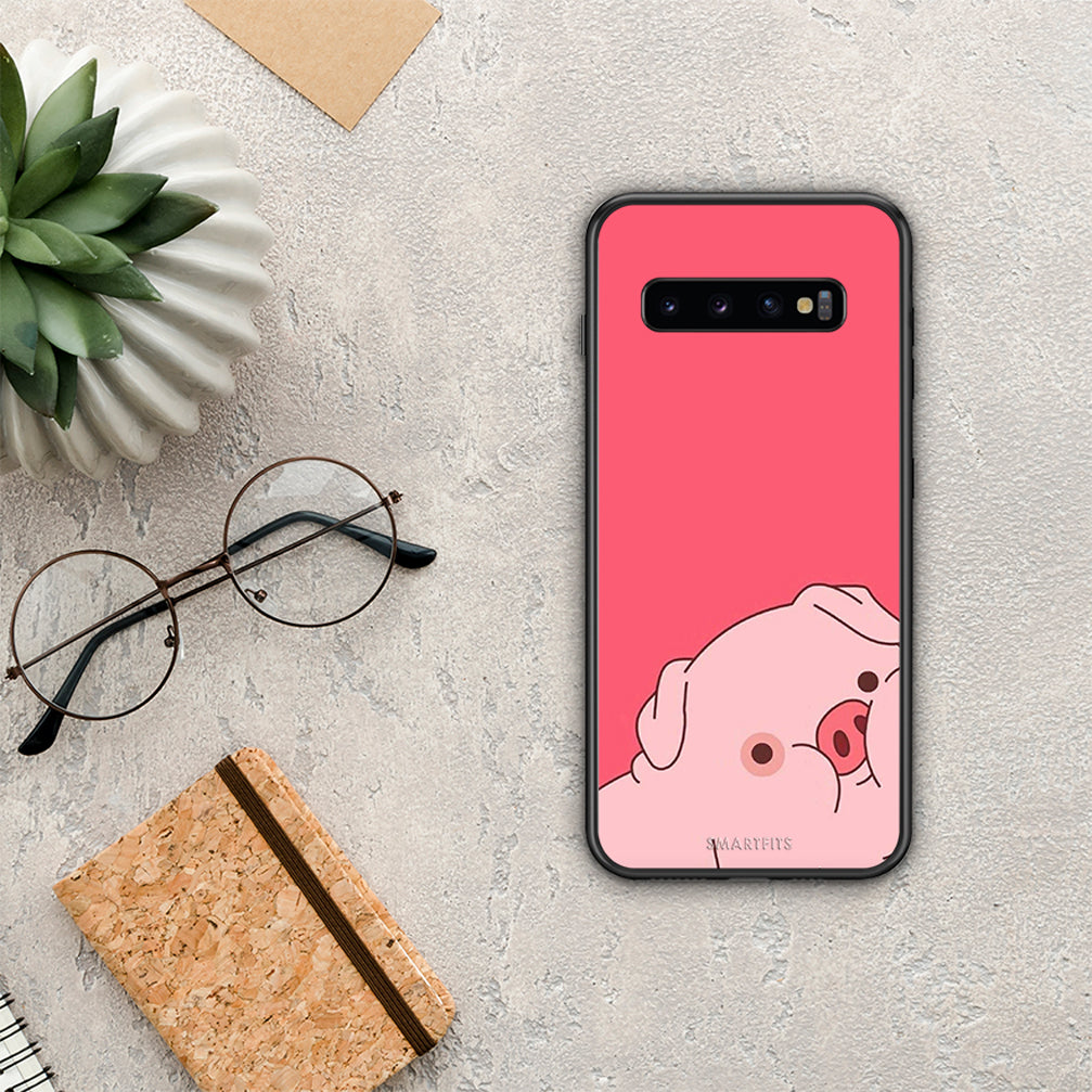 Pig Love 1 - Samsung Galaxy S10 θήκη