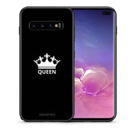 Thumbnail for Θήκη Samsung S10+ Queen Valentine από τη Smartfits με σχέδιο στο πίσω μέρος και μαύρο περίβλημα | Samsung S10+ Queen Valentine case with colorful back and black bezels