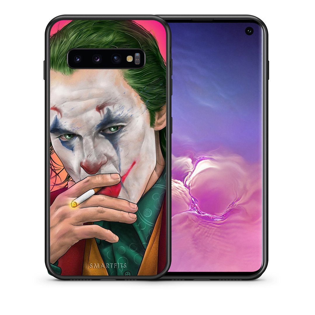 Θήκη Samsung S10 JokesOnU PopArt από τη Smartfits με σχέδιο στο πίσω μέρος και μαύρο περίβλημα | Samsung S10 JokesOnU PopArt case with colorful back and black bezels