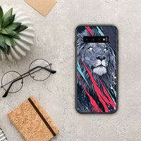 Thumbnail for PopArt Lion Designer - Samsung Galaxy S10+ case