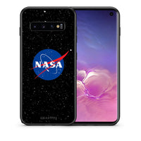 Thumbnail for Θήκη Samsung S10 NASA PopArt από τη Smartfits με σχέδιο στο πίσω μέρος και μαύρο περίβλημα | Samsung S10 NASA PopArt case with colorful back and black bezels