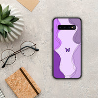 Thumbnail for Purple Mariposa - Samsung Galaxy S10+ case