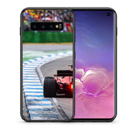 Thumbnail for Θήκη Samsung S10 Racing Vibes από τη Smartfits με σχέδιο στο πίσω μέρος και μαύρο περίβλημα | Samsung S10 Racing Vibes case with colorful back and black bezels