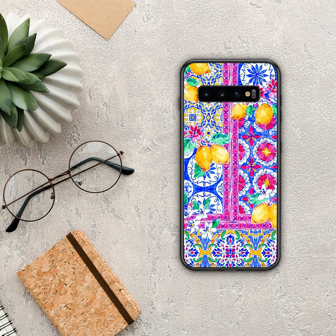 Retro Spring - Samsung Galaxy S10+ case