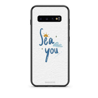 Thumbnail for samsung s10 Sea You Θήκη από τη Smartfits με σχέδιο στο πίσω μέρος και μαύρο περίβλημα | Smartphone case with colorful back and black bezels by Smartfits