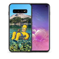 Thumbnail for Θήκη Samsung S10+ Summer Happiness από τη Smartfits με σχέδιο στο πίσω μέρος και μαύρο περίβλημα | Samsung S10+ Summer Happiness case with colorful back and black bezels