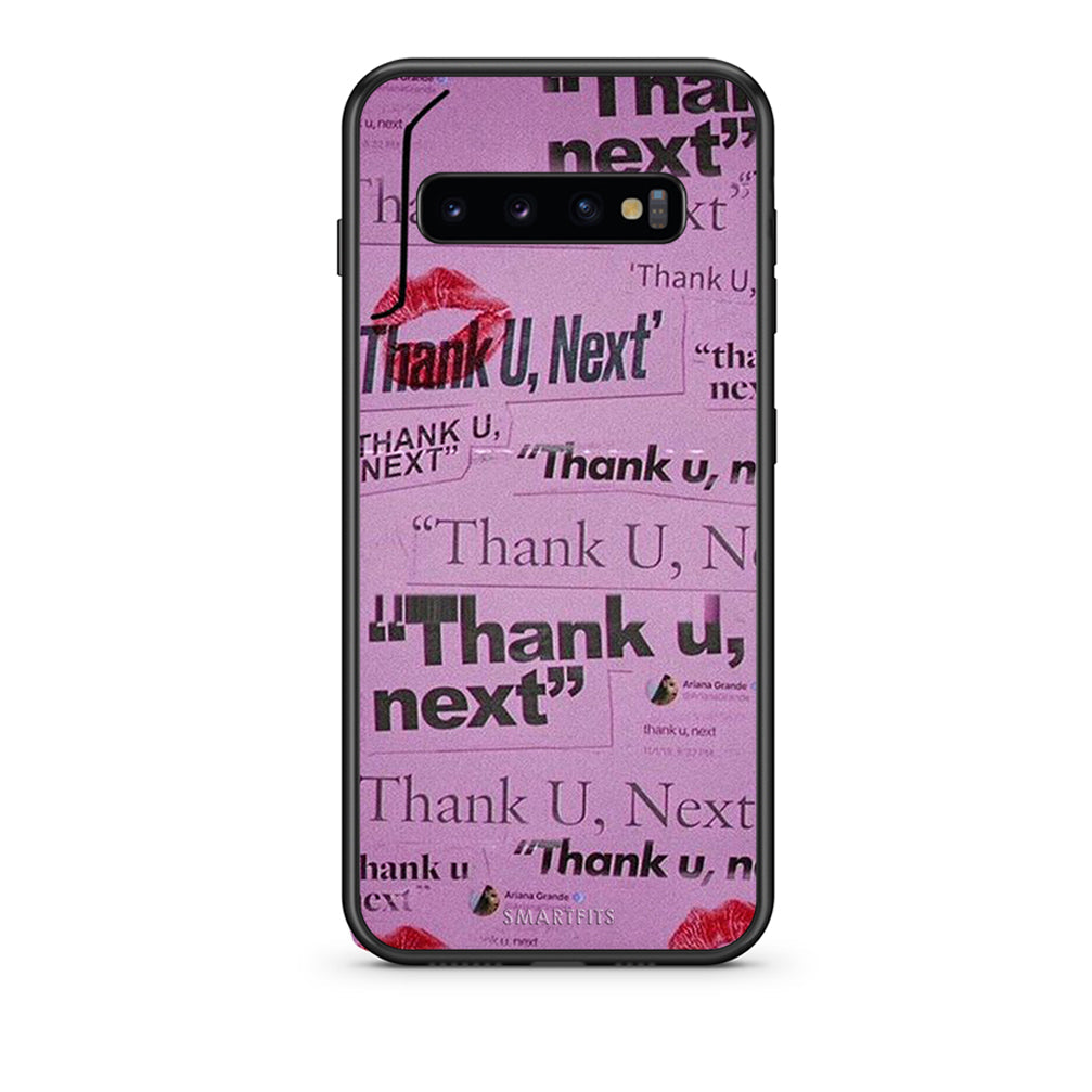 samsung s10 Thank You Next Θήκη Αγίου Βαλεντίνου από τη Smartfits με σχέδιο στο πίσω μέρος και μαύρο περίβλημα | Smartphone case with colorful back and black bezels by Smartfits