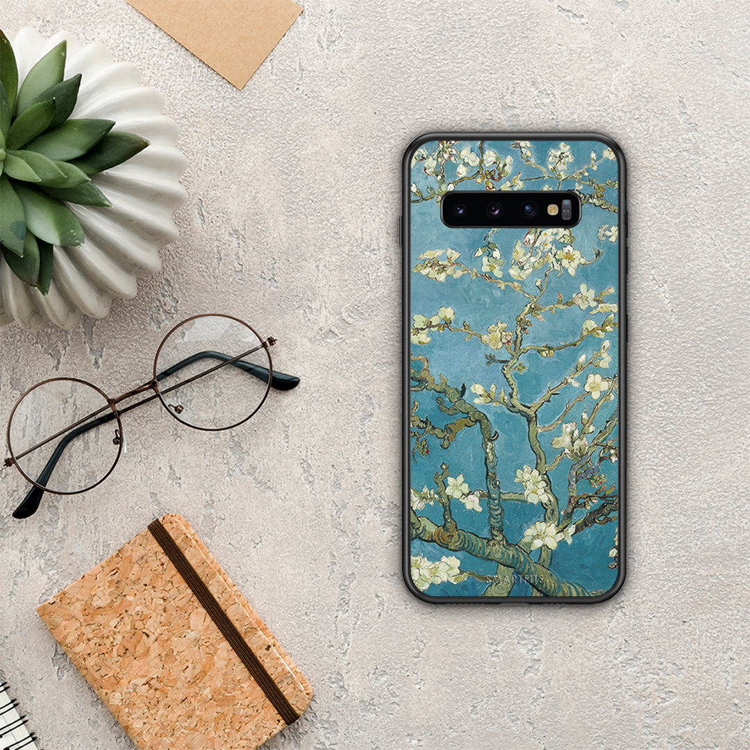 White Blossoms - Samsung Galaxy S10 case