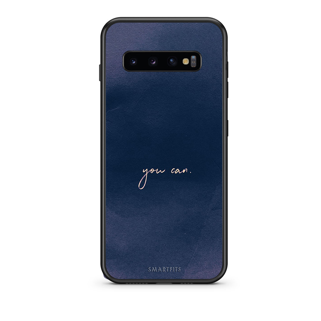 samsung s10 plus You Can θήκη από τη Smartfits με σχέδιο στο πίσω μέρος και μαύρο περίβλημα | Smartphone case with colorful back and black bezels by Smartfits