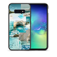 Thumbnail for Θήκη Samsung S10e Aesthetic Summer από τη Smartfits με σχέδιο στο πίσω μέρος και μαύρο περίβλημα | Samsung S10e Aesthetic Summer case with colorful back and black bezels