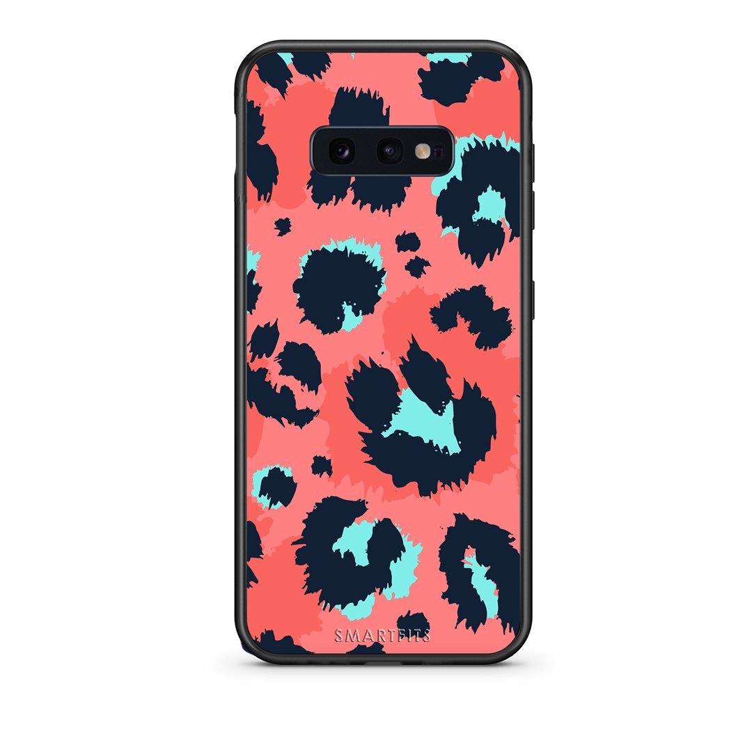 22 - samsung galaxy s10e  Pink Leopard Animal case, cover, bumper