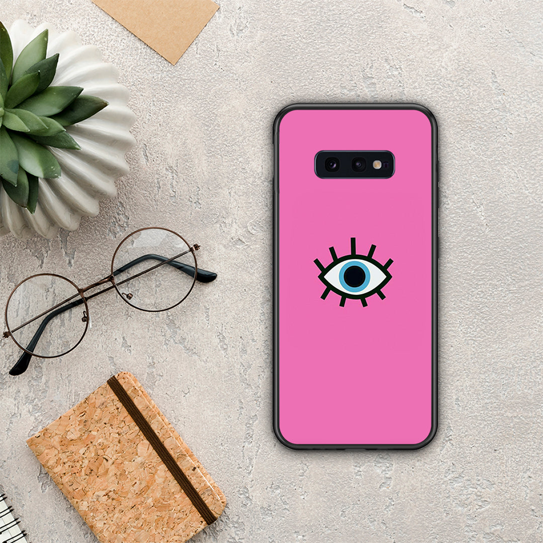 Blue Eye Pink - Samsung Galaxy S10E case