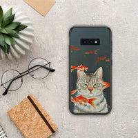 Thumbnail for Cat Goldfish - Samsung Galaxy S10e case