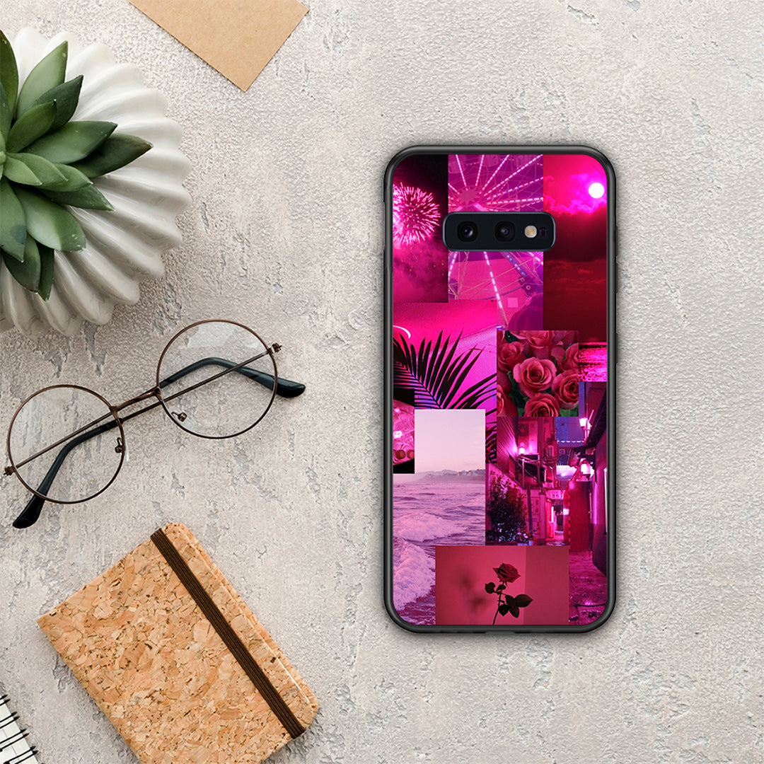 Collage Red Roses - Samsung Galaxy S10E case