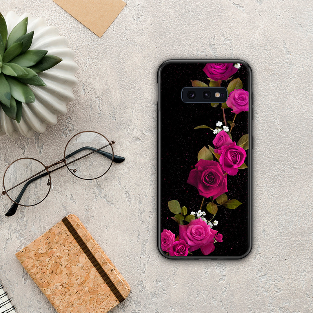Flower Red Roses - Samsung Galaxy S10E case