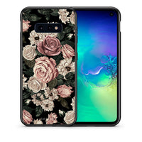 Thumbnail for Θήκη Samsung S10e Wild Roses Flower από τη Smartfits με σχέδιο στο πίσω μέρος και μαύρο περίβλημα | Samsung S10e Wild Roses Flower case with colorful back and black bezels