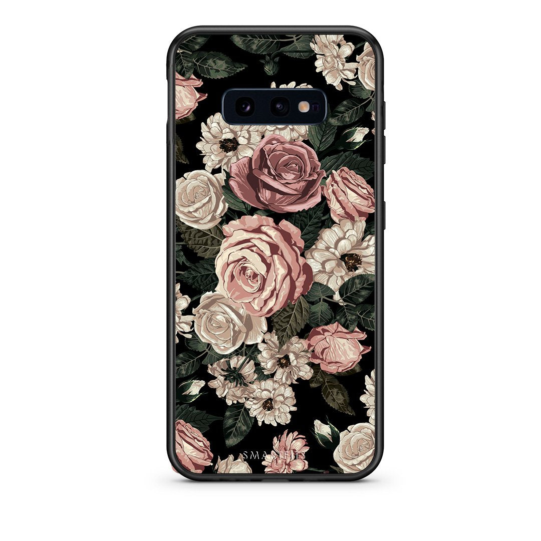 4 - samsung s10e Wild Roses Flower case, cover, bumper