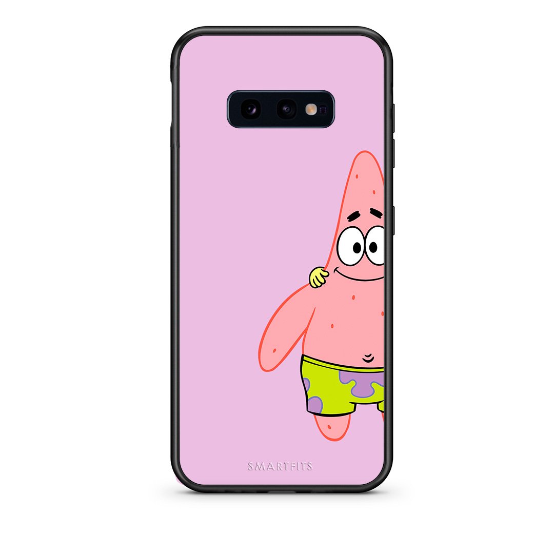 samsung s10e  Friends Patrick θήκη από τη Smartfits με σχέδιο στο πίσω μέρος και μαύρο περίβλημα | Smartphone case with colorful back and black bezels by Smartfits