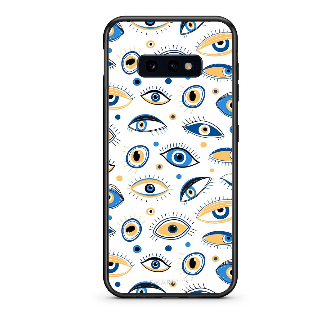 samsung s10e Ftou Ftou θήκη από τη Smartfits με σχέδιο στο πίσω μέρος και μαύρο περίβλημα | Smartphone case with colorful back and black bezels by Smartfits