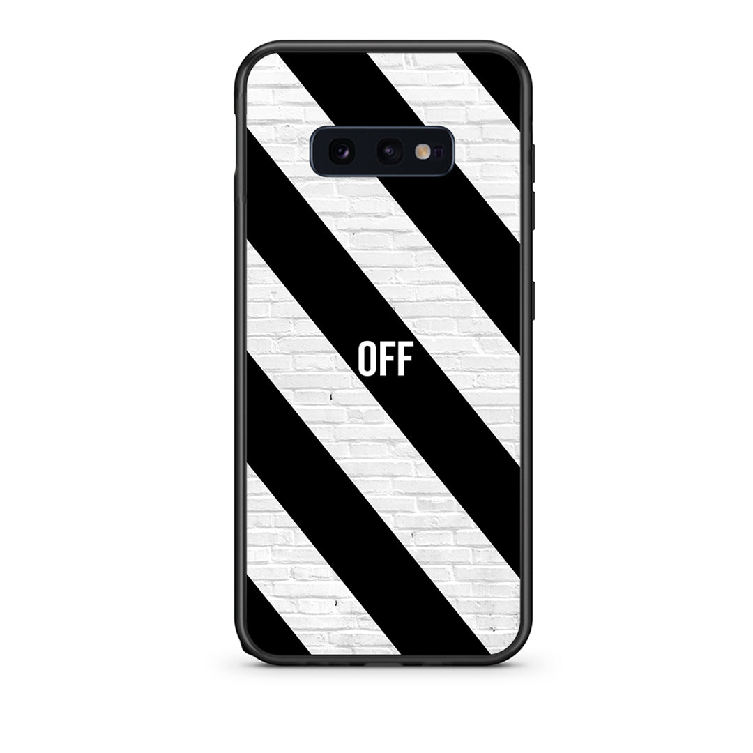 samsung s10e Get Off θήκη από τη Smartfits με σχέδιο στο πίσω μέρος και μαύρο περίβλημα | Smartphone case with colorful back and black bezels by Smartfits