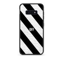 Thumbnail for samsung s10e Get Off θήκη από τη Smartfits με σχέδιο στο πίσω μέρος και μαύρο περίβλημα | Smartphone case with colorful back and black bezels by Smartfits