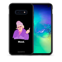 Thumbnail for Θήκη Samsung S10e Grandma Mood Black από τη Smartfits με σχέδιο στο πίσω μέρος και μαύρο περίβλημα | Samsung S10e Grandma Mood Black case with colorful back and black bezels