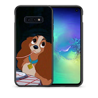 Thumbnail for Θήκη Αγίου Βαλεντίνου Samsung S10e Lady And Tramp 2 από τη Smartfits με σχέδιο στο πίσω μέρος και μαύρο περίβλημα | Samsung S10e Lady And Tramp 2 case with colorful back and black bezels