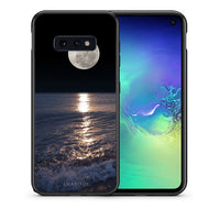 Thumbnail for Θήκη Samsung S10e Moon Landscape από τη Smartfits με σχέδιο στο πίσω μέρος και μαύρο περίβλημα | Samsung S10e Moon Landscape case with colorful back and black bezels