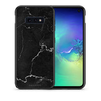 Thumbnail for Θήκη Samsung S10e Marble Black από τη Smartfits με σχέδιο στο πίσω μέρος και μαύρο περίβλημα | Samsung S10e Marble Black case with colorful back and black bezels