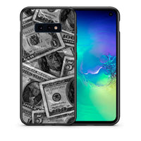 Thumbnail for Θήκη Samsung S10e Money Dollars από τη Smartfits με σχέδιο στο πίσω μέρος και μαύρο περίβλημα | Samsung S10e Money Dollars case with colorful back and black bezels