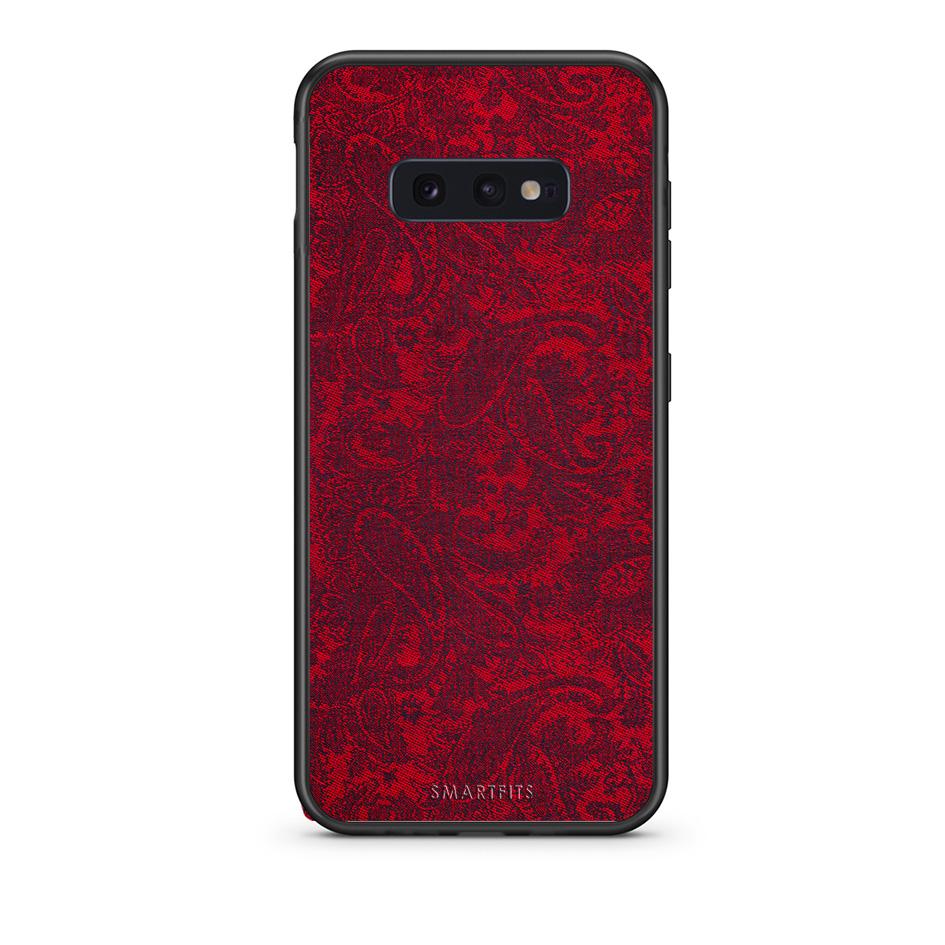 samsung s10e Paisley Cashmere θήκη από τη Smartfits με σχέδιο στο πίσω μέρος και μαύρο περίβλημα | Smartphone case with colorful back and black bezels by Smartfits