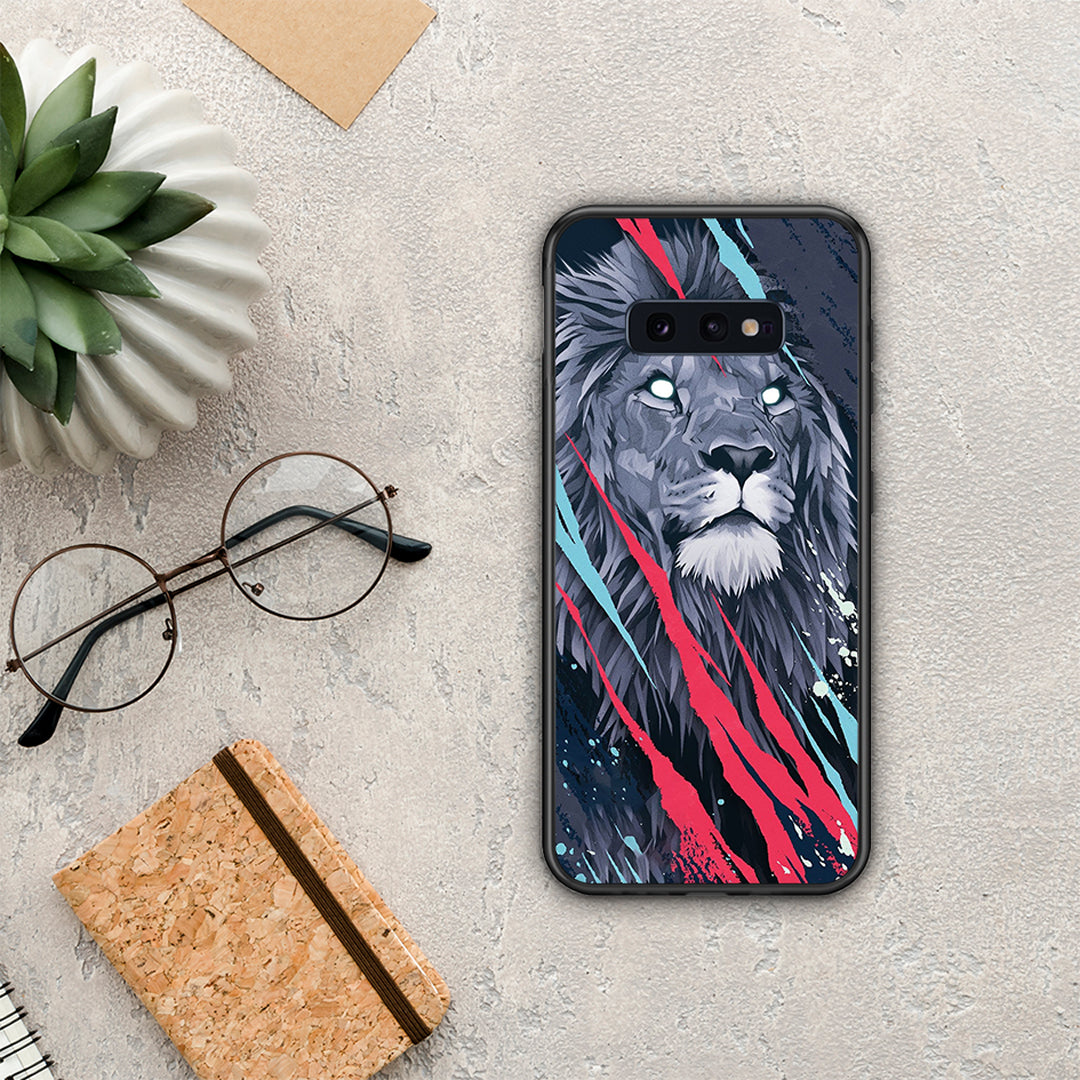 PopArt Lion Designer - Samsung Galaxy S10e case