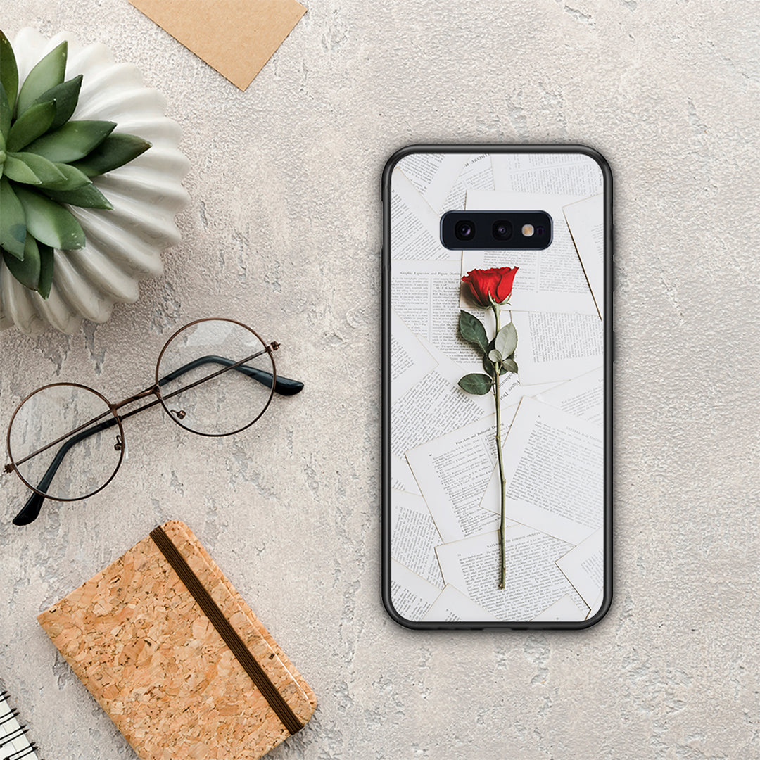 Red Rose - Samsung Galaxy S10e θήκη