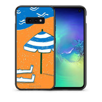 Thumbnail for Θήκη Samsung S10e Summering από τη Smartfits με σχέδιο στο πίσω μέρος και μαύρο περίβλημα | Samsung S10e Summering case with colorful back and black bezels