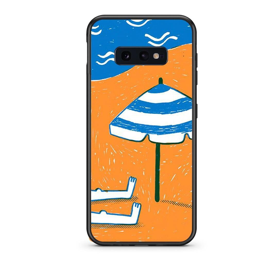 samsung s10e Summering Θήκη από τη Smartfits με σχέδιο στο πίσω μέρος και μαύρο περίβλημα | Smartphone case with colorful back and black bezels by Smartfits