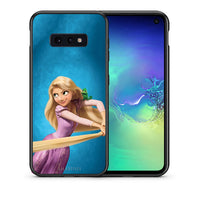 Thumbnail for Θήκη Αγίου Βαλεντίνου Samsung S10e Tangled 2 από τη Smartfits με σχέδιο στο πίσω μέρος και μαύρο περίβλημα | Samsung S10e Tangled 2 case with colorful back and black bezels