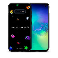 Thumbnail for Θήκη Samsung S10e AFK Text από τη Smartfits με σχέδιο στο πίσω μέρος και μαύρο περίβλημα | Samsung S10e AFK Text case with colorful back and black bezels