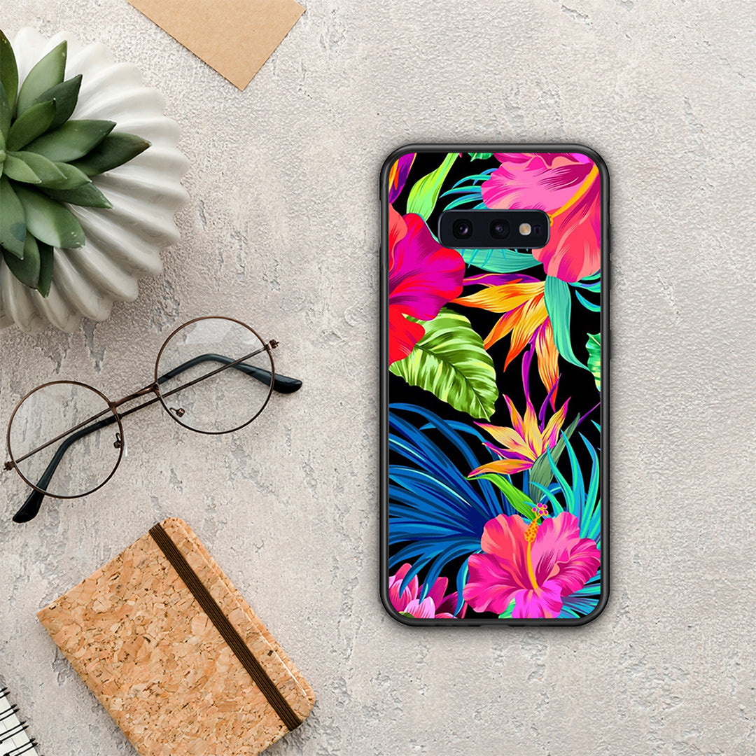 Tropical Flowers - Samsung Galaxy S10e case