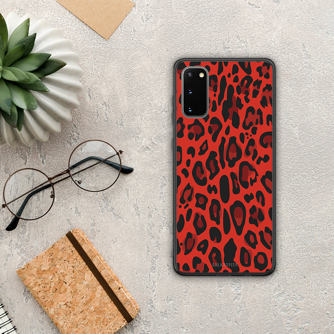 Animal Red Leopard - Samsung Galaxy S20 case