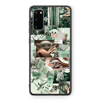 Thumbnail for Samsung S20 Collage Dude Θήκη Αγίου Βαλεντίνου από τη Smartfits με σχέδιο στο πίσω μέρος και μαύρο περίβλημα | Smartphone case with colorful back and black bezels by Smartfits