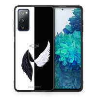 Thumbnail for Θήκη Samsung S20 FE Angels Demons από τη Smartfits με σχέδιο στο πίσω μέρος και μαύρο περίβλημα | Samsung S20 FE Angels Demons case with colorful back and black bezels