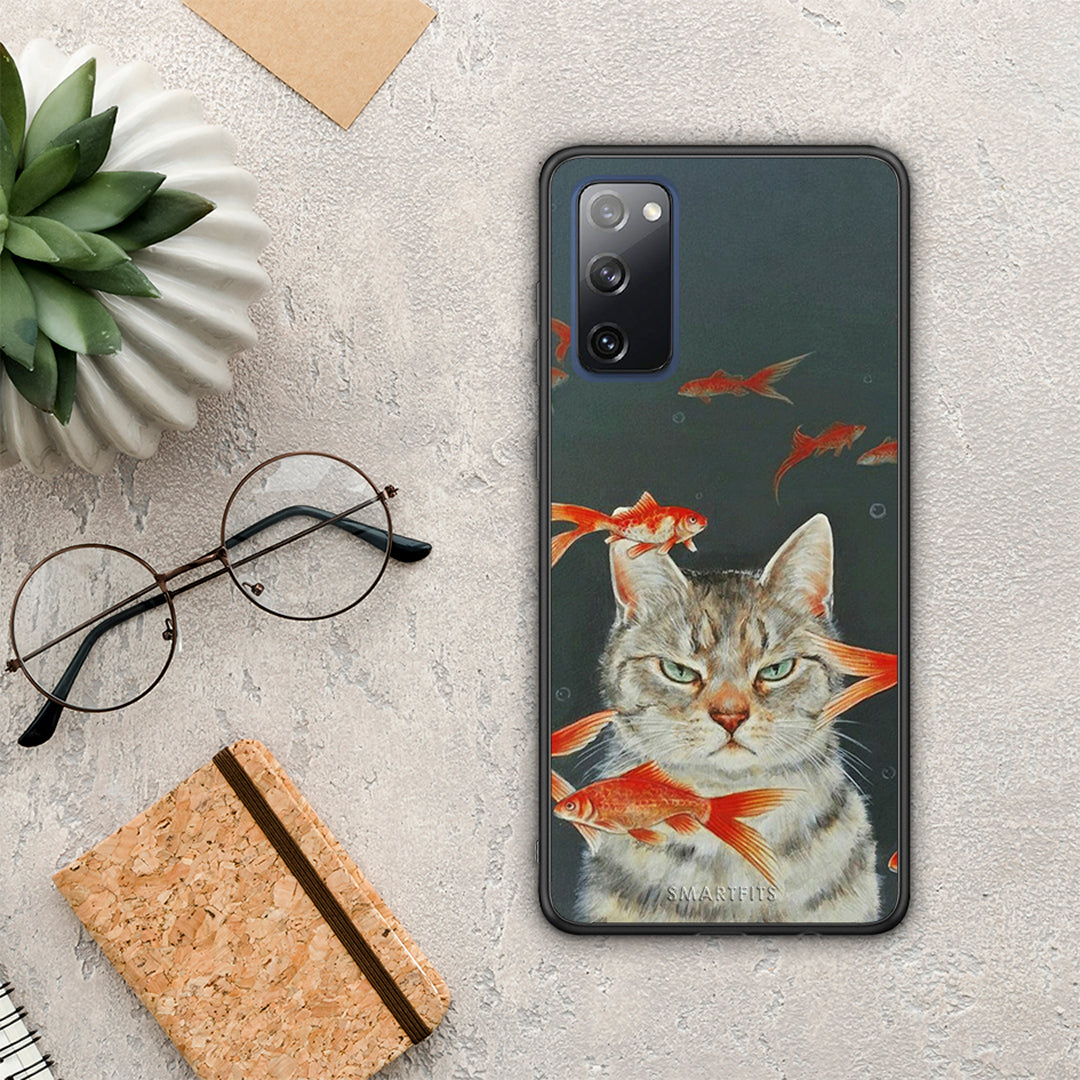 Cat Goldfish - Samsung Galaxy S20 FE θήκη