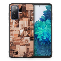 Thumbnail for Θήκη Αγίου Βαλεντίνου Samsung S20 FE Collage You Can από τη Smartfits με σχέδιο στο πίσω μέρος και μαύρο περίβλημα | Samsung S20 FE Collage You Can case with colorful back and black bezels
