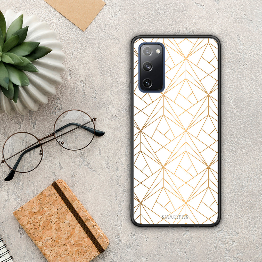 Geometric Luxury White - Samsung Galaxy S20 FE case