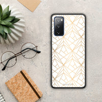 Thumbnail for Geometric Luxury White - Samsung Galaxy S20 FE case
