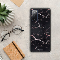 Thumbnail for Marble Black Rosegold - Samsung Galaxy S20 FE case