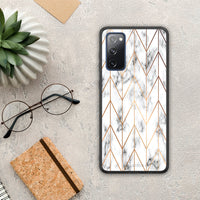 Thumbnail for Marble Gold Geometric - Samsung Galaxy S20 FE case