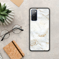 Thumbnail for White Gold Marble - Samsung Galaxy S20 FE case