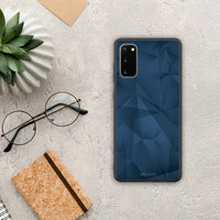 Thumbnail for Geometric Blue Abstract - Samsung Galaxy S20 case