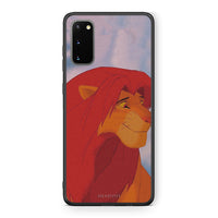 Thumbnail for Samsung S20 Lion Love 1 Θήκη Αγίου Βαλεντίνου από τη Smartfits με σχέδιο στο πίσω μέρος και μαύρο περίβλημα | Smartphone case with colorful back and black bezels by Smartfits